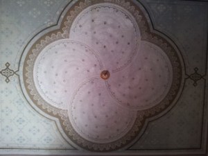 Il soffitto della camera dei fiocchi